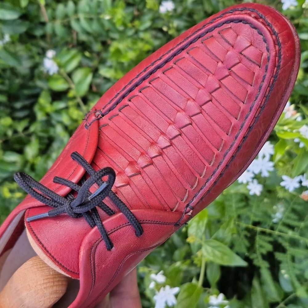 Hippopotamus Men's Vintage Genuine Soft Leather Vented Summer Derby